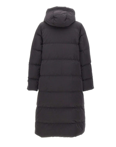 K-WAY Piumino lungo trapuntato BLACK Donna 