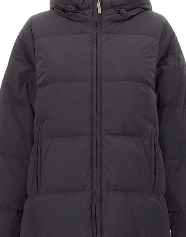 K-WAY Piumino lungo trapuntato BLACK Donna 