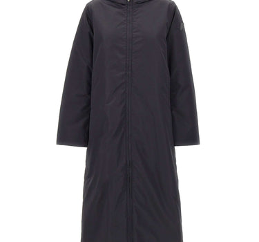 K-WAY Parka lungo in nylon GREY Donna 