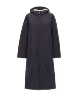K-WAY Parka lungo in nylon GREY Donna 