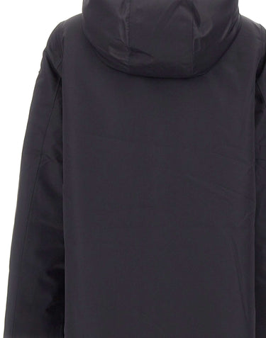 K-WAY Parka lungo in nylon GREY Donna 