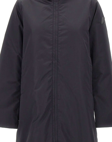 K-WAY Parka lungo in nylon GREY Donna 