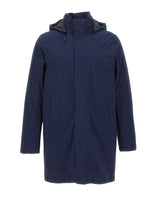 K-WAY Parka "Thomal" BLUE Uomo 