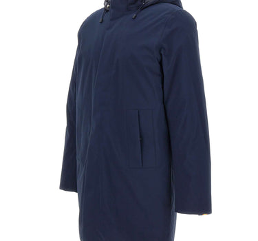 K-WAY Parka "Thomal" BLUE Uomo 