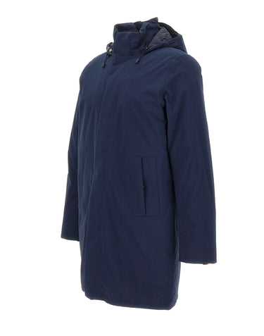 K-WAY Parka "Thomal" BLUE Uomo 