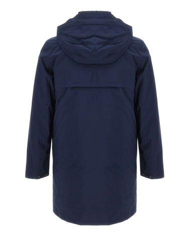 K-WAY Parka "Thomal" BLUE Uomo 