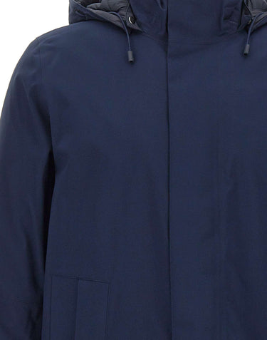 K-WAY Parka "Thomal" BLUE Uomo 