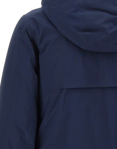 K-WAY Parka "Thomal" BLUE Uomo 