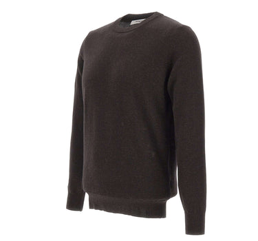 KANGRA Maglia in lana e cashmere BROWN Uomo 