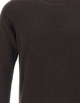KANGRA Maglia in lana e cashmere BROWN Uomo 