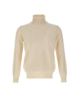 KANGRA Maglia dolcevita in lana e cashmere WHITE Uomo 