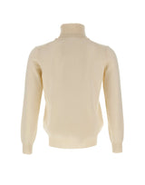 KANGRA Maglia dolcevita in lana e cashmere WHITE Uomo 