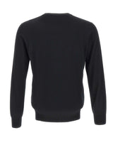 KANGRA Maglia in seta e cashmere BLACK Uomo 