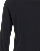 KANGRA Maglia in seta e cashmere BLACK Uomo 