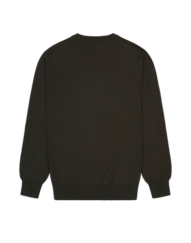 KANGRA Maglia in seta e cashmere GREEN Uomo 