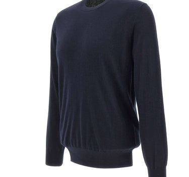 KANGRA Maglia in seta e cashmere BLUE Uomo 