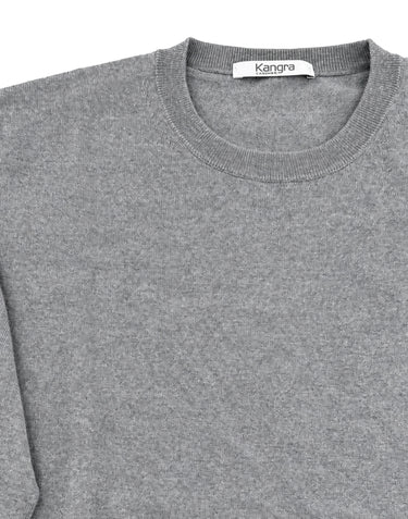 KANGRA Maglia in seta e cashmere GREY Uomo 