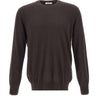 KANGRA Maglia in seta e cashmere BROWN Uomo 