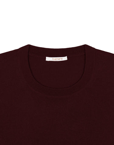 KANGRA Maglia in seta e cashmere RED Uomo 