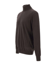 KANGRA Dolcevita in seta e cashmere BROWN Uomo 