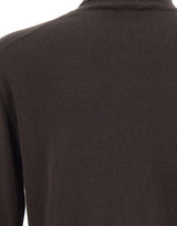 KANGRA Dolcevita in seta e cashmere BROWN Uomo 