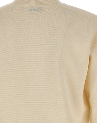 KANGRA Cardigan in lana vergine WHITE Uomo 