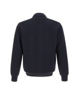KANGRA Cardigan in lana vergine BLUE Uomo 