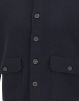 KANGRA Cardigan in lana vergine BLUE Uomo 