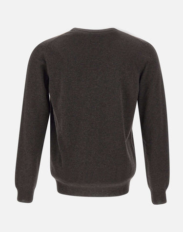 Maglia girocollo in lana vergine 400801 169 KANGRA 