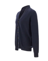 KANGRA Cardigan in lana vergine BLUE Uomo 