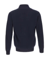 KANGRA Cardigan in lana vergine BLUE Uomo 