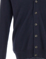 KANGRA Cardigan in lana vergine BLUE Uomo 