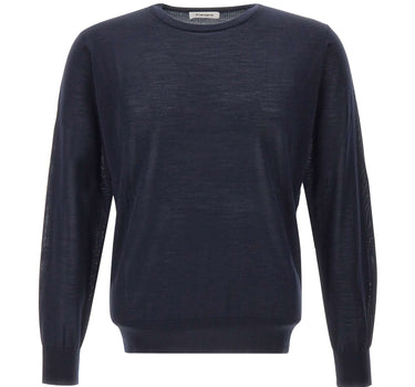 KANGRA Maglia in lana vergine BLUE Uomo 