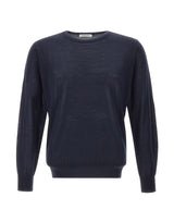 KANGRA Maglia in lana vergine BLUE Uomo 