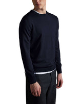 KANGRA Maglia in lana vergine BLUE Uomo 