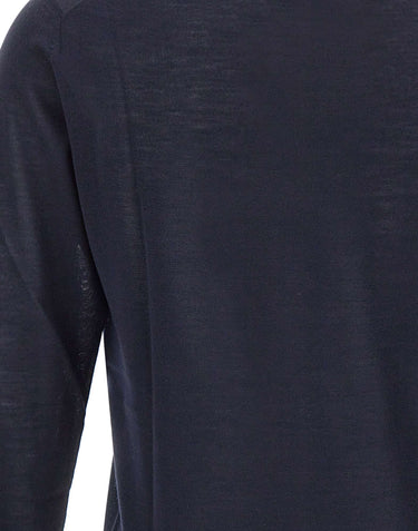 KANGRA Maglia in lana vergine BLUE Uomo 
