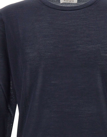 KANGRA Maglia in lana vergine BLUE Uomo 