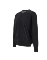 KANGRA Maglia in lana vergine BLACK Uomo 