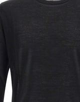 KANGRA Maglia in lana vergine BLACK Uomo 