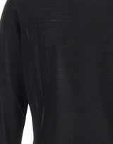 KANGRA Maglia in lana vergine BLACK Uomo 