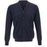 KANGRA Cardigan in lana vergine BLUE Uomo 