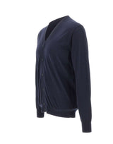 KANGRA Cardigan in lana vergine BLUE Uomo 