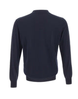 KANGRA Cardigan in lana vergine BLUE Uomo 