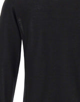 KANGRA Cardigan in lana vergine BLACK Uomo 