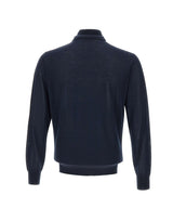 KANGRA Dolcevita in lana vergine BLUE Uomo 