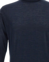 KANGRA Dolcevita in lana vergine BLUE Uomo 