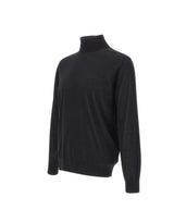 KANGRA Dolcevita in lana vergine BLACK Uomo 