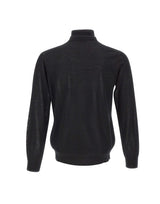 KANGRA Dolcevita in lana vergine BLACK Uomo 