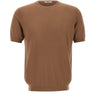 KANGRA Maglia in lana vergine BROWN Uomo 