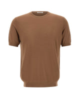 KANGRA Maglia in lana vergine BROWN Uomo 